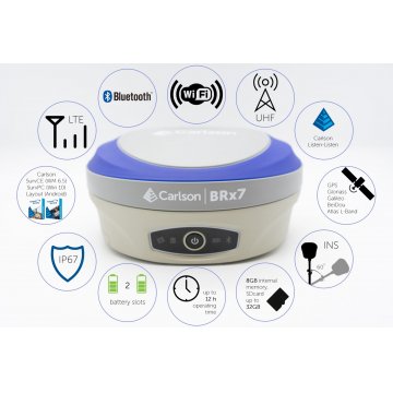 Carlson BRX7 GNSS vevő